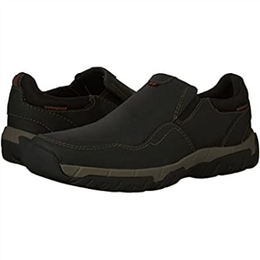 Mocasines Sin Cordones Estilo Wallbeck Para Hombre Clarks Cuero Negro