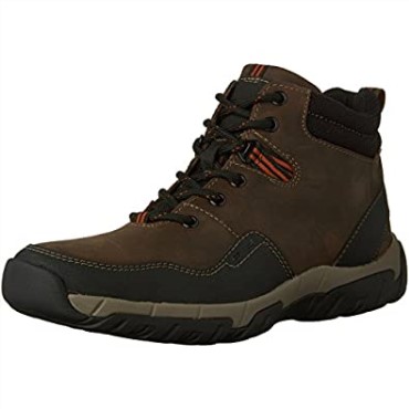 Botas Chukka De Hombre Wallbeck Top Clarks Marrón Cuero