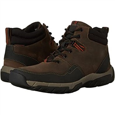 Botas Chukka De Hombre Wallbeck Top Clarks Marrón Cuero