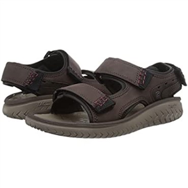 Sandalia Clarks Hombre Wesley Bay Marron