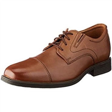 Zapatillas Whiddon Cap Para Hombre Cuero Marrón Oscuro Clarks