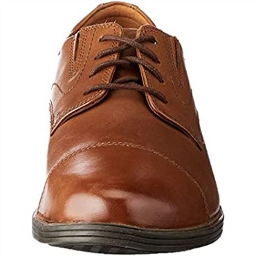 Zapatillas Whiddon Cap Para Hombre Cuero Marrón Oscuro Clarks