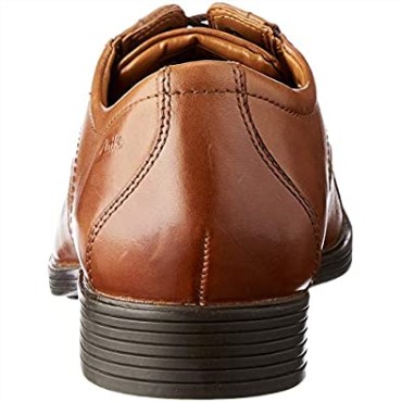 Zapatillas Whiddon Cap Para Hombre Cuero Marrón Oscuro Clarks