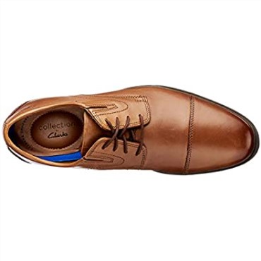 Zapatillas Whiddon Cap Para Hombre Cuero Marrón Oscuro Clarks