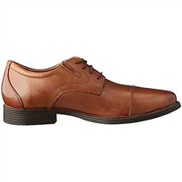 Zapatillas Whiddon Cap Para Hombre Cuero Marrón Oscuro Clarks