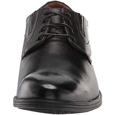 Hombre Whiddon Plaoxford Clarks Cuero Negro