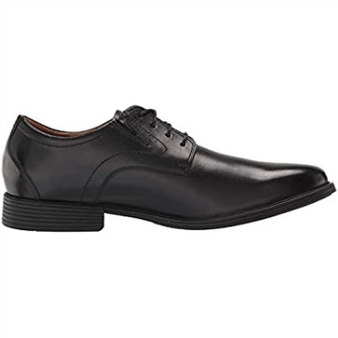 Hombre Whiddon Plaoxford Clarks Cuero Negro