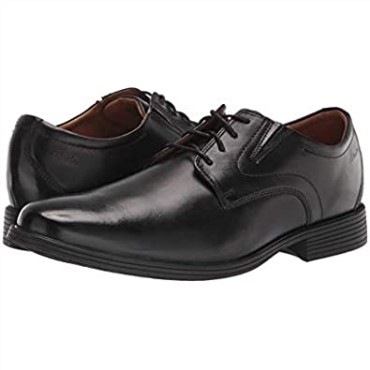 Hombre Whiddon Plaoxford Clarks Cuero Negro