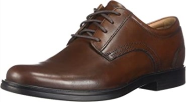 Hombre Un Aldric Encaje Zapato Clarks Marrón Oscuro Lea