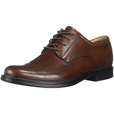 Hombre Un Aldric Encaje Zapato Clarks Marrón Oscuro Lea
