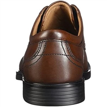 Hombre Un Aldric Encaje Zapato Clarks Marrón Oscuro Lea
