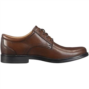 Hombre Un Aldric Encaje Zapato Clarks Marrón Oscuro Lea