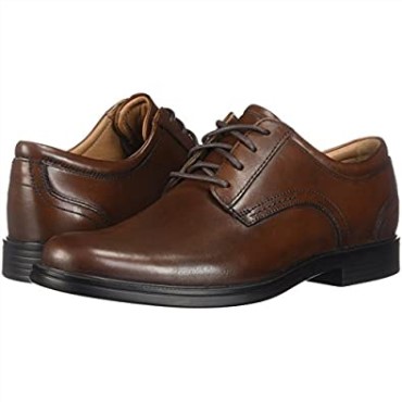 Hombre Un Aldric Encaje Zapato Clarks Marrón Oscuro Lea