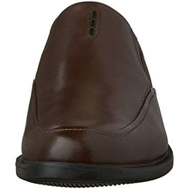 Hombre Unbizley Lane Cuero Slip En Vestido Oxfords Clarks Marrón