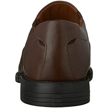 Hombre Unbizley Lane Cuero Slip En Vestido Oxfords Clarks Marrón