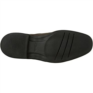 Hombre Unbizley Lane Cuero Slip En Vestido Oxfords Clarks Marrón
