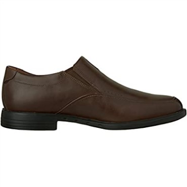 Hombre Unbizley Lane Cuero Slip En Vestido Oxfords Clarks Marrón