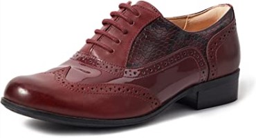 Merlot Clarks Hamble Roble Oxford Para Mujer
