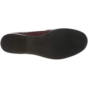 Merlot Clarks Hamble Roble Oxford Para Mujer