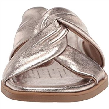 Sandalias Planas Mujer Clarks Reyna Twist Metalizado