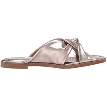 Sandalias Planas Mujer Clarks Reyna Twist Metalizado