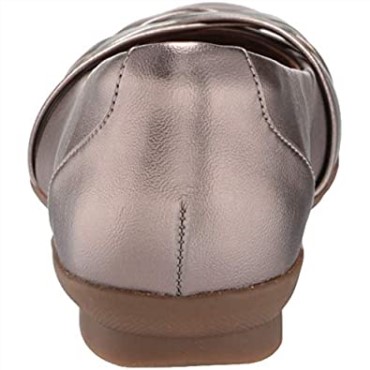 Bailarinas De Mujer Sara Clover Metalizado Combi Sintético Clarks