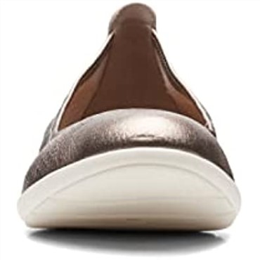 Bailarinas De Mujer Jenette Clarks De Piel Metalizada