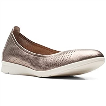 Bailarinas De Mujer Jenette Clarks De Piel Metalizada