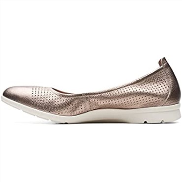 Bailarinas De Mujer Jenette Clarks De Piel Metalizada