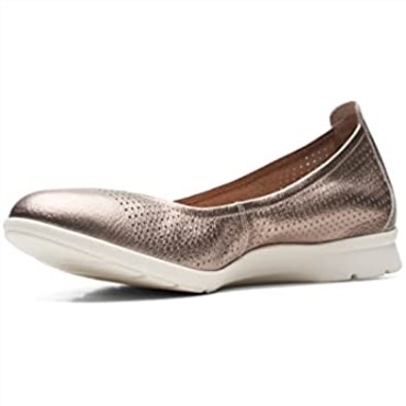 Bailarinas De Mujer Jenette Clarks De Piel Metalizada