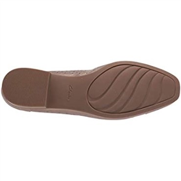 Bailarinas De Mujer Clarks Juliet Cedar De Piel Metalizada