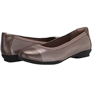 Bailarinas De Mujer Clarks Sara Orchid De Piel Metalizada