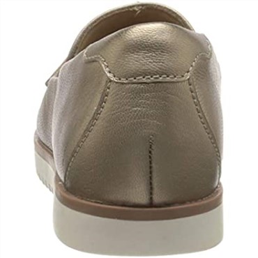 Mocasines De Mujer Clarks Serena Terri De Piel Metalizada