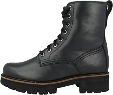 Botines De Mujer Con Cordones Orianna Hi En Piel Metalizada Clarks
