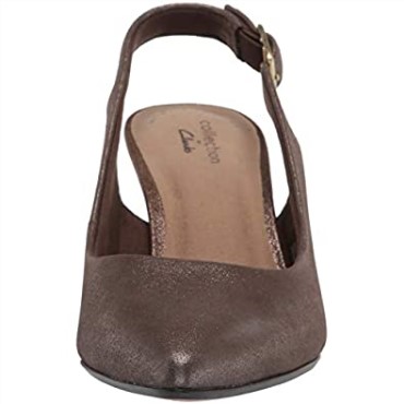 Zapato De Salón Linvale Sondra De Mujer En Piel Metalizada Clarks