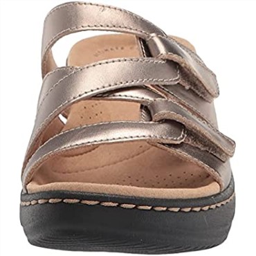 Sandalia Merliah Karli Mujer Piel Metalizada Clarks