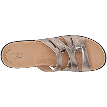 Sandalia Merliah Karli Mujer Piel Metalizada Clarks