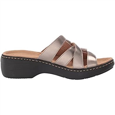Sandalia Merliah Karli Mujer Piel Metalizada Clarks
