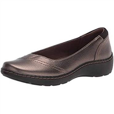 Bailarinas Mujer Clarks Cora Eliza Metalizado Sintético
