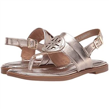 Sandalia Plana Mujer Clarks Reyna Glam Metalizado Sintético