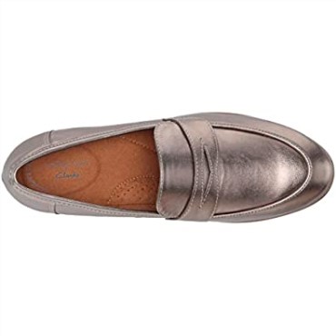 Mocasines De Mujer Sintético Metalizado Trish Rose Clarks