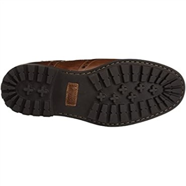 Montacute Wing Men's Brogue Marrón Bronceado Oscuro Lea Clarks
