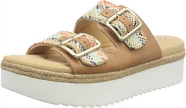 Sandalia De Playa Lana Para Mujer De Clarks En Bronceado Natural