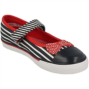 Azul Marino Lona Lavable Niña Gracie Joy Clarks