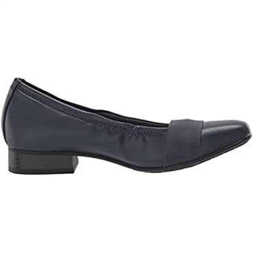 Navy Clarks Tilmont Slip, Bailarinas Planas Para Mujer