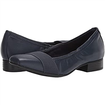 Navy Clarks Tilmont Slip, Bailarinas Planas Para Mujer