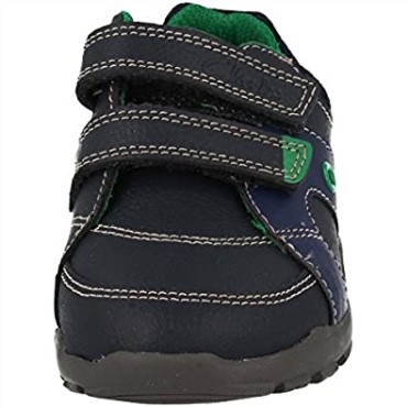 Primeros Zapatos De Niños Combi Clarks Flash Pop Azul Marino