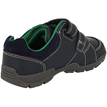 Primeros Zapatos De Niños Combi Clarks Flash Pop Azul Marino
