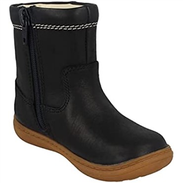 Azul Marino Combi Flash Midi T Niñas Botas De Bebé Clarks