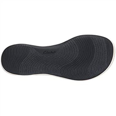 Sandalia Clarks Mira Sea Para Mujer En Tejido Combi Azul Marino